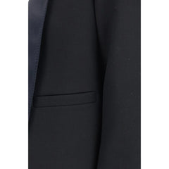 Tom Ford Černý vlněný kabát po kolena - IT38 | S