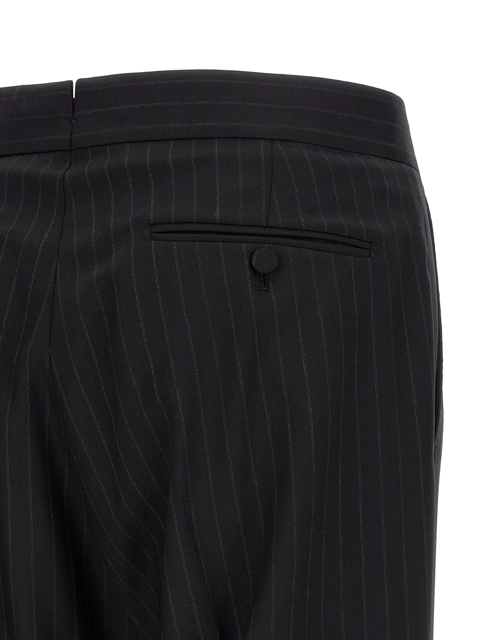 Tom Ford Black Wool Two-Piece Suit