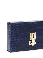 Tom Ford Blue Calfskin Clutch Bag