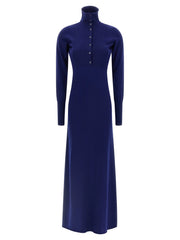 Tom Ford Blue Cashmere Long Dress