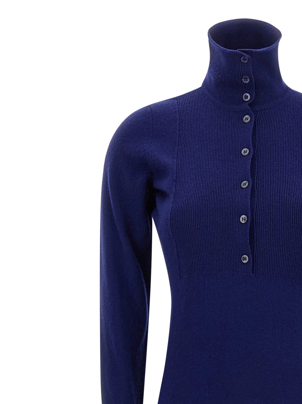 Tom Ford Blue Cashmere Long Dress