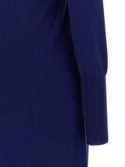 Tom Ford Blue Cashmere Long Dress