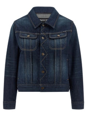 Tom Ford Blue Cotton Denim Jacket