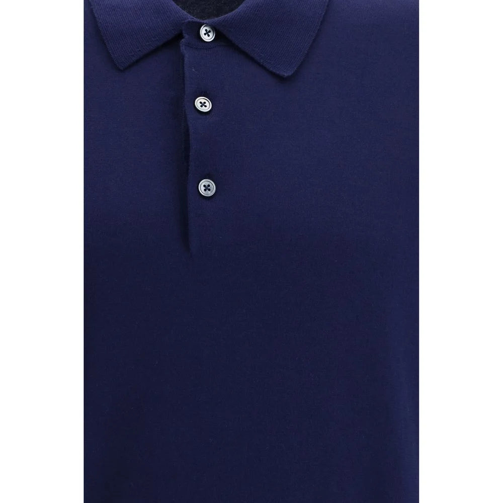 Tom Ford Blue Cotton Polo Shirt - IT50 | L