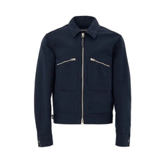 Tom Ford Blue Cotton Shell Jacket - IT50 | L