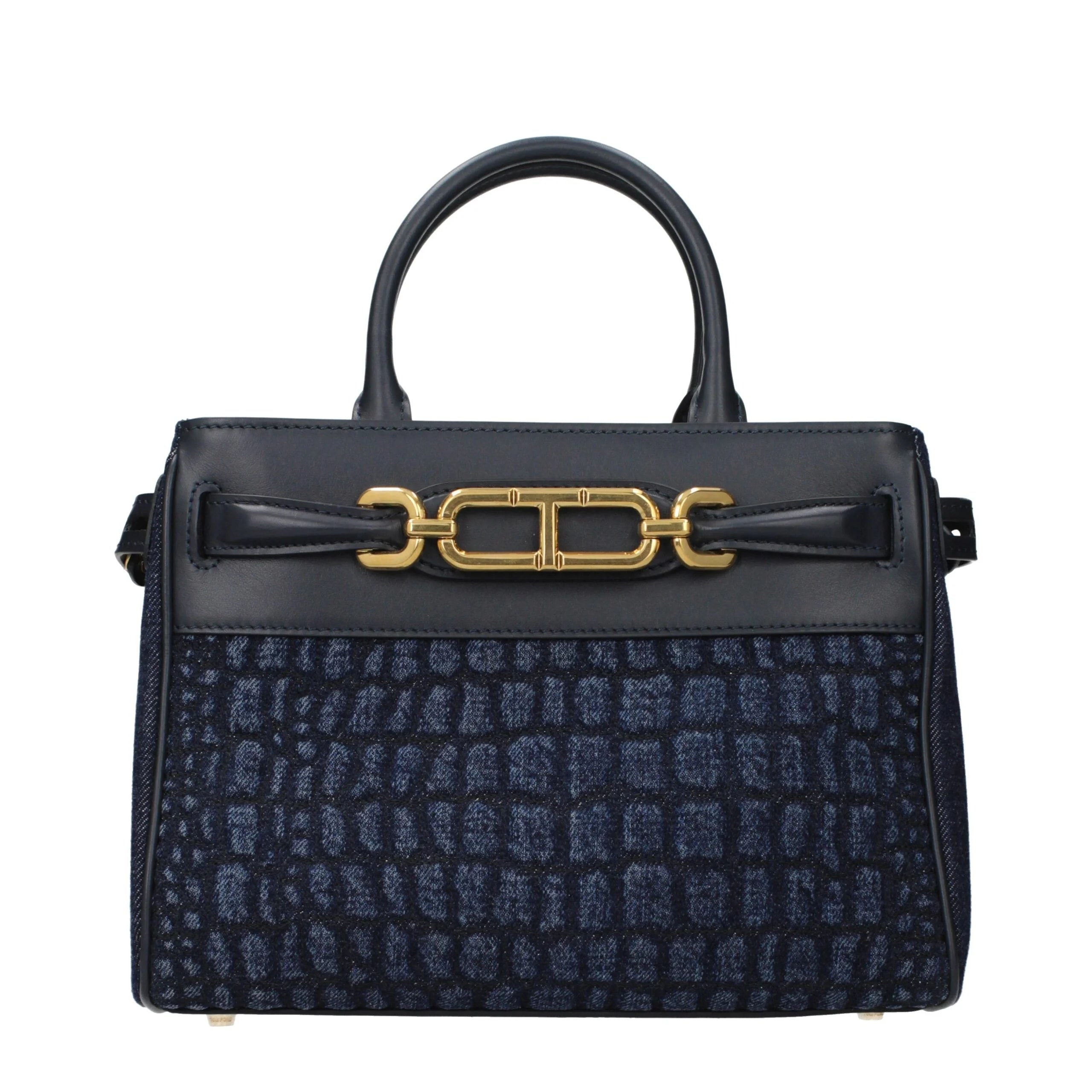 Tom Ford Blue Fabric Handbag