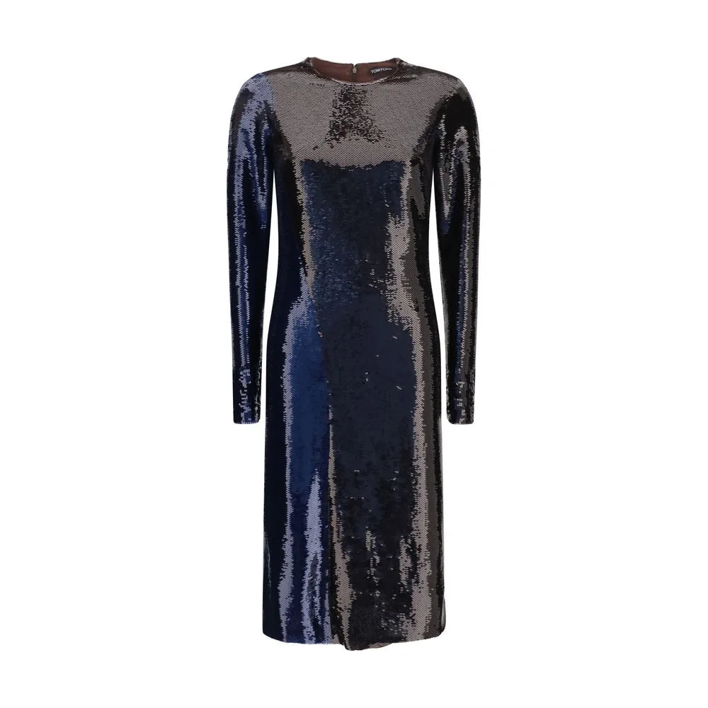 Tom Ford Blue Polyamide Cocktail Dress - IT40 | M