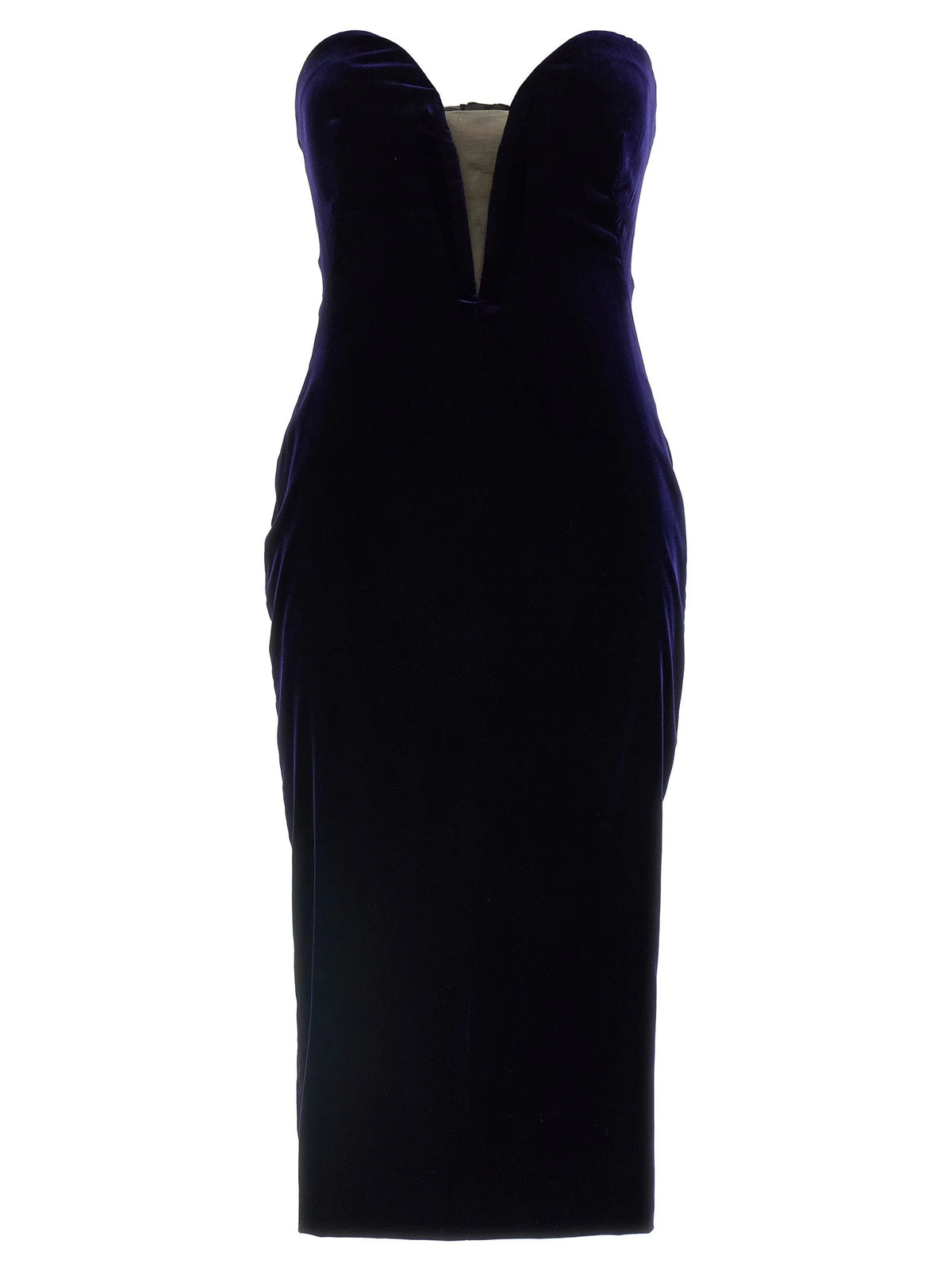 Tom Ford Blue Viscose Midi Dress - IT36 | S