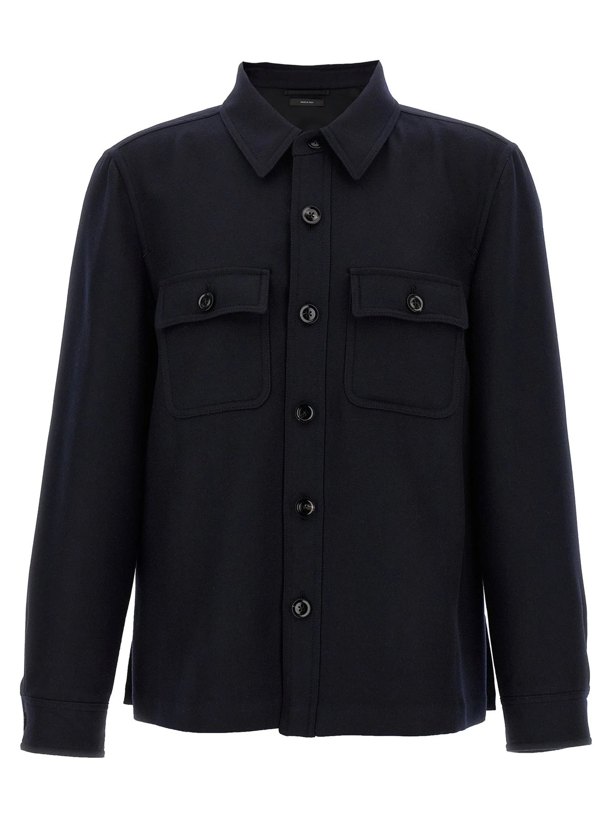 Tom Ford Blue Wool Blouse
