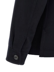Tom Ford Blue Wool Blouse