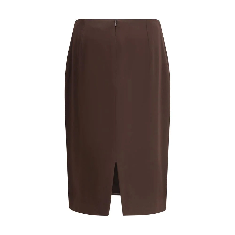 Tom Ford Brown Acetate Midi Skirt - IT40 | M