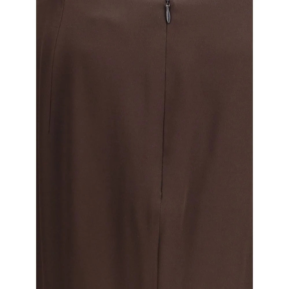 Tom Ford Brown Acetate Midi Skirt - IT40 | M