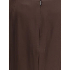 Tom Ford Brown Acetate Midi Skirt - IT40 | M