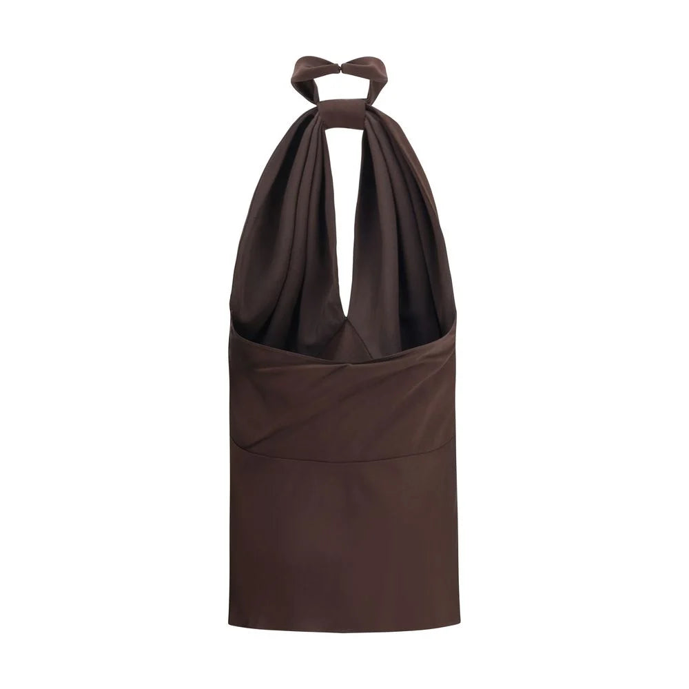 Tom Ford Brown Acetate Top - IT42 | L