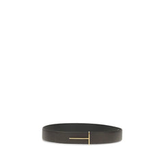 Tom Ford Brown Calf Leather Bos Taurus Regular Belt - 105 cm / 42 Inches