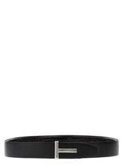 Tom Ford Brown Calfskin Belt