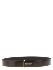 Tom Ford Brown Calfskin Belt