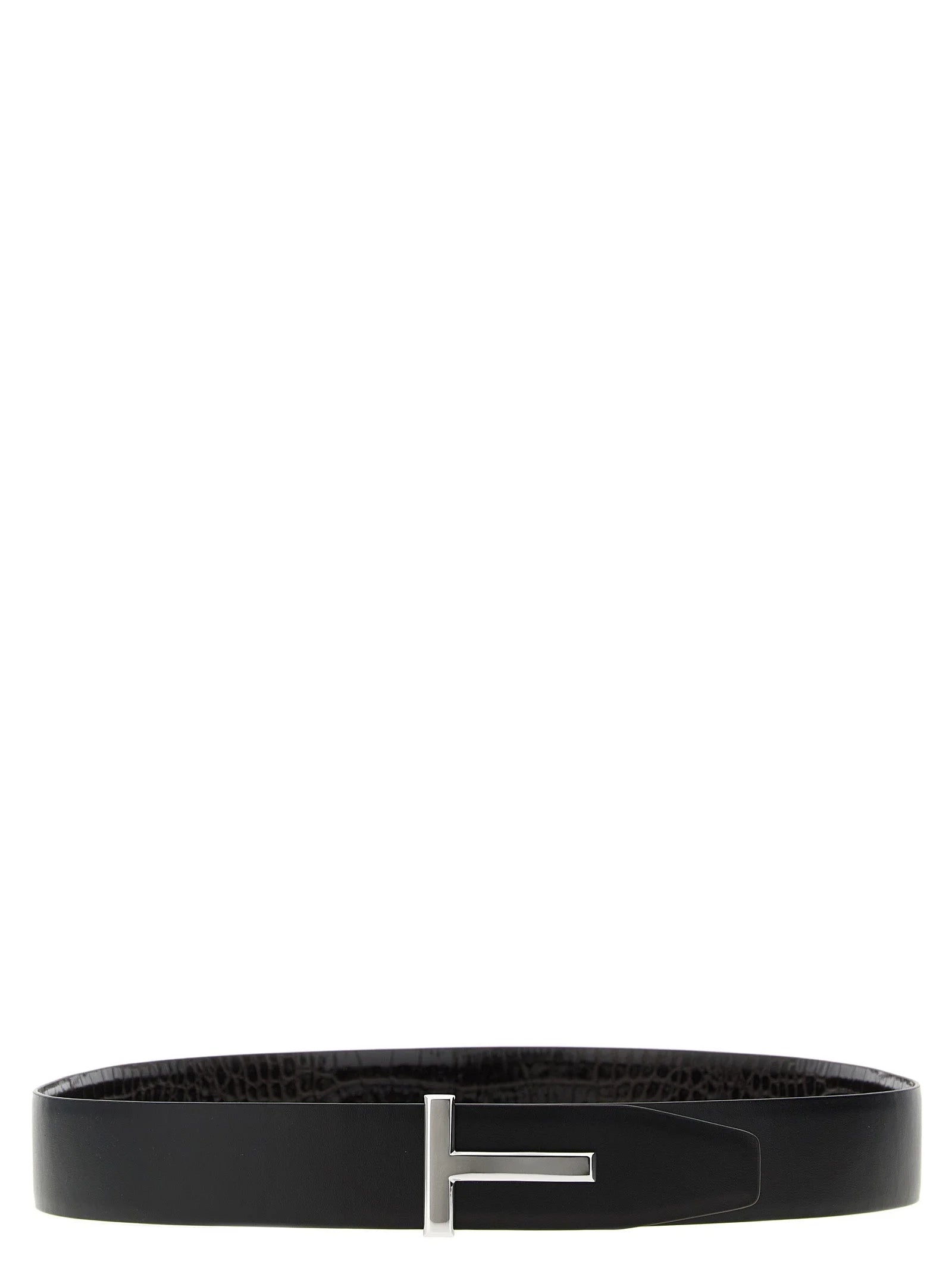 Tom Ford Brown Calfskin Belt - 85 cm / 34 Inches