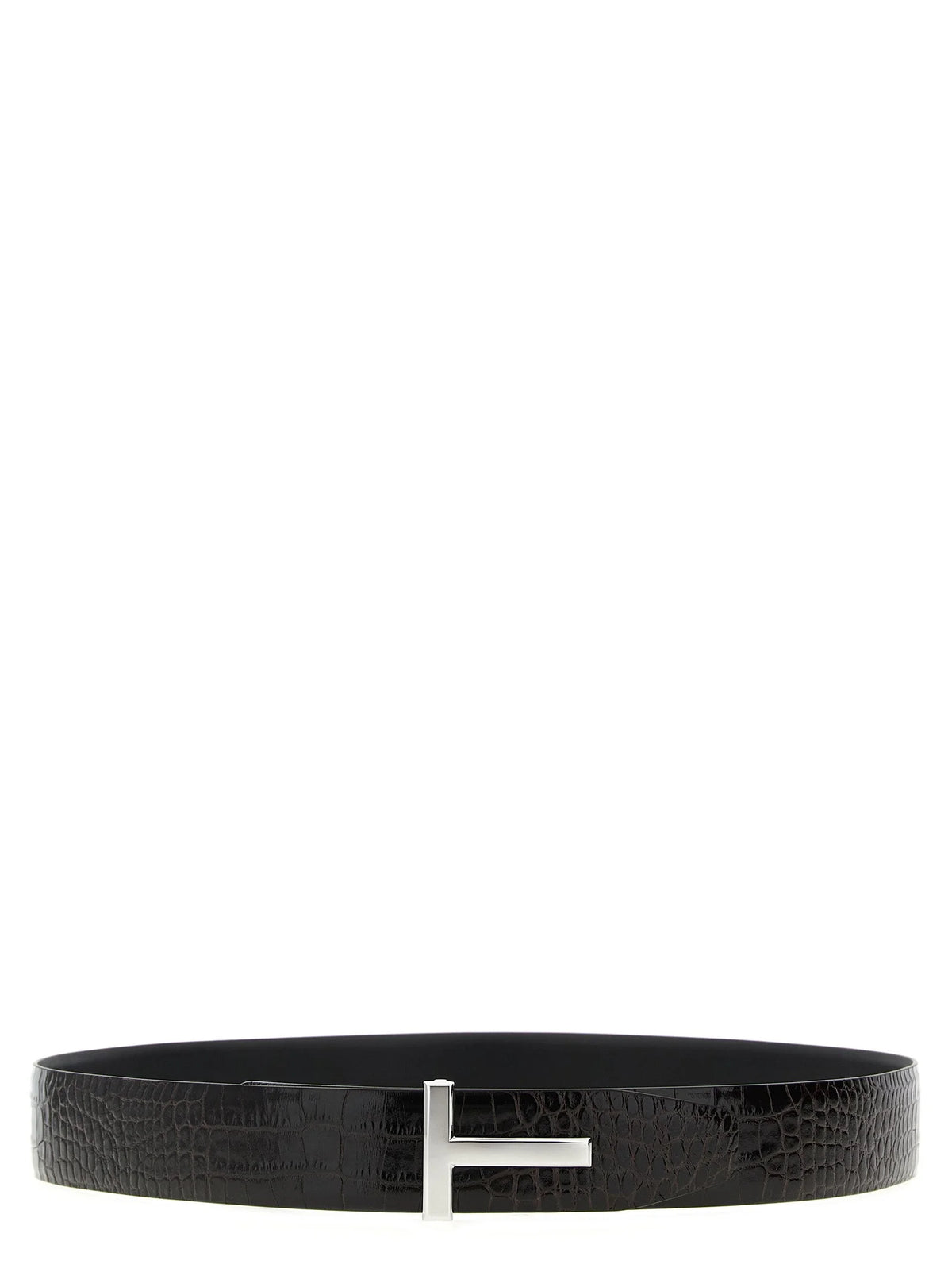 Tom Ford Brown Calfskin Belt - 85 cm / 34 Inches