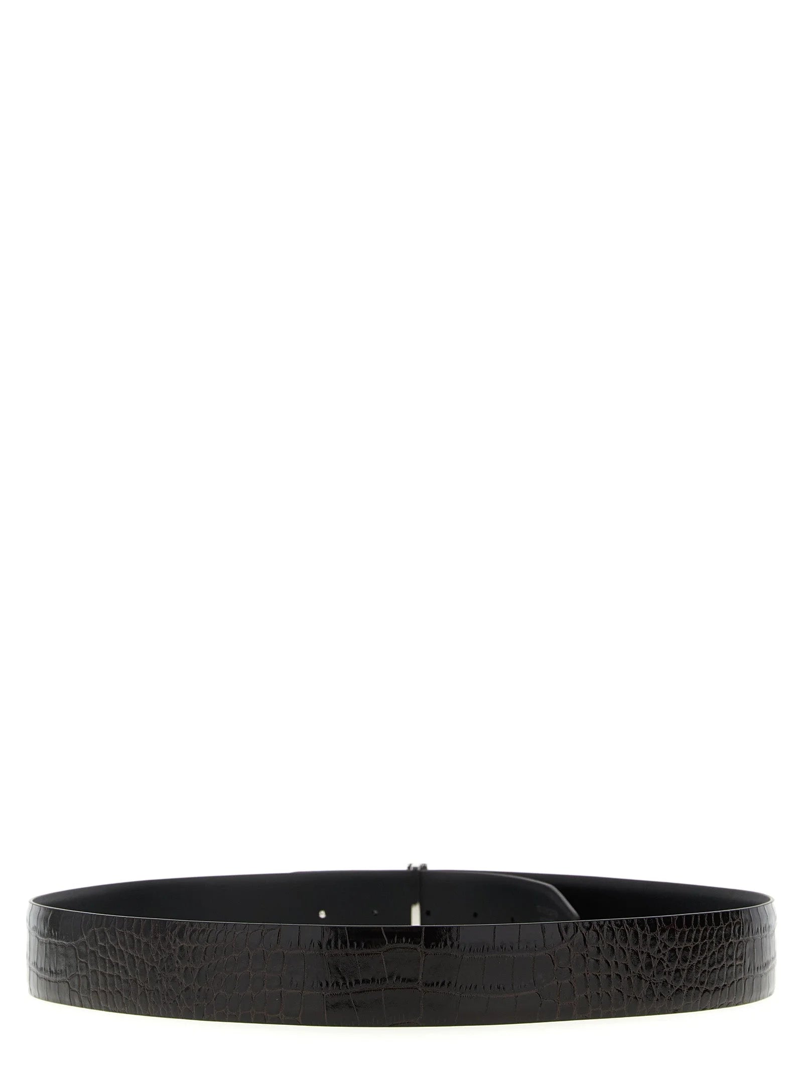 Tom Ford Brown Calfskin Belt