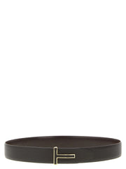 Tom Ford Brown Calfskin Belt