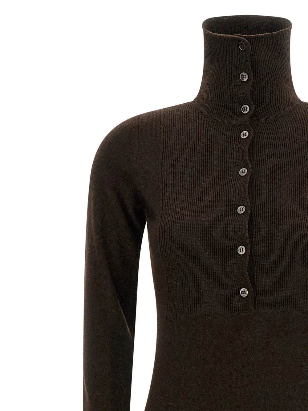 Tom Ford Brown Cashmere Long Dress