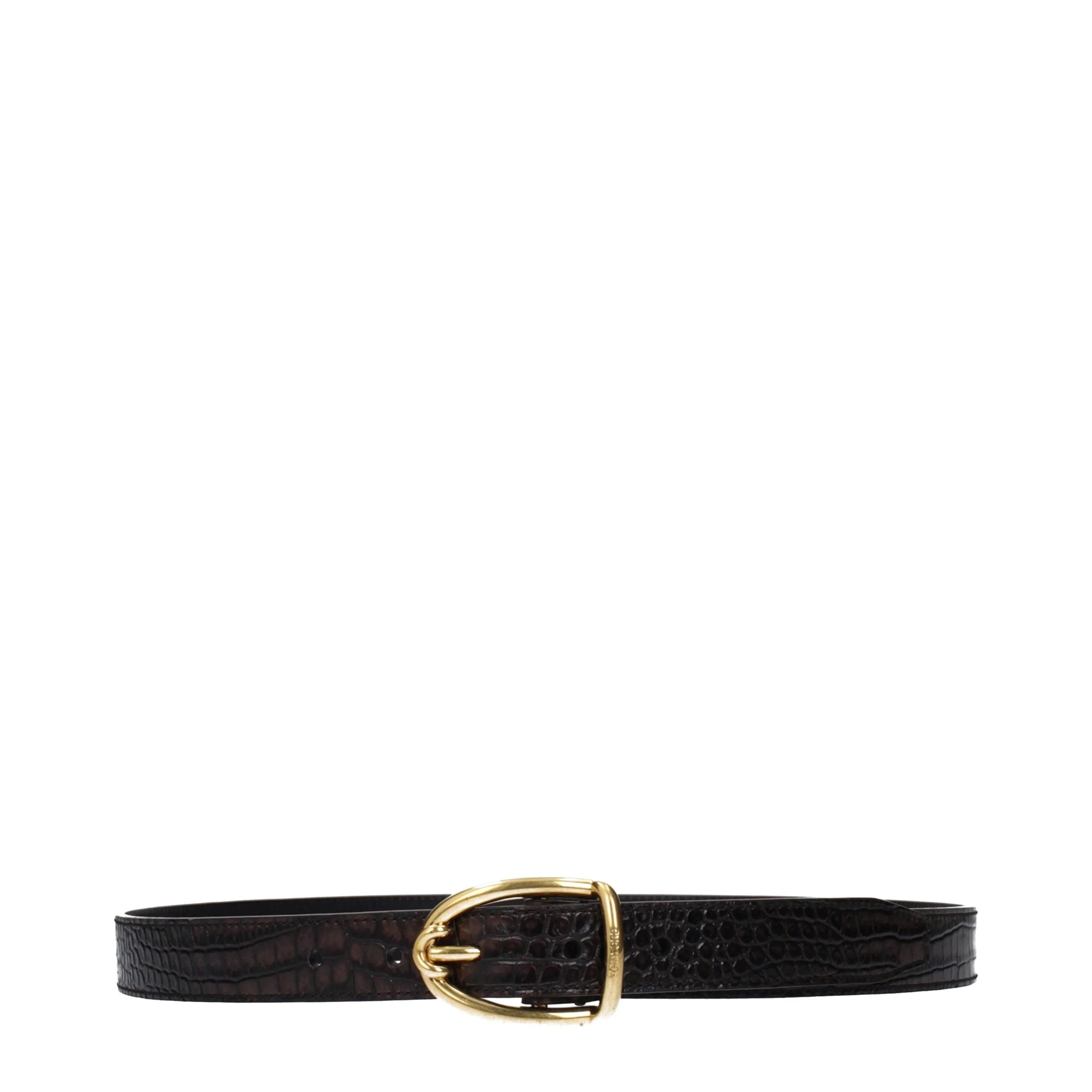 Tom Ford Brown Leather Regular Belt - 100 cm / 40 Inches