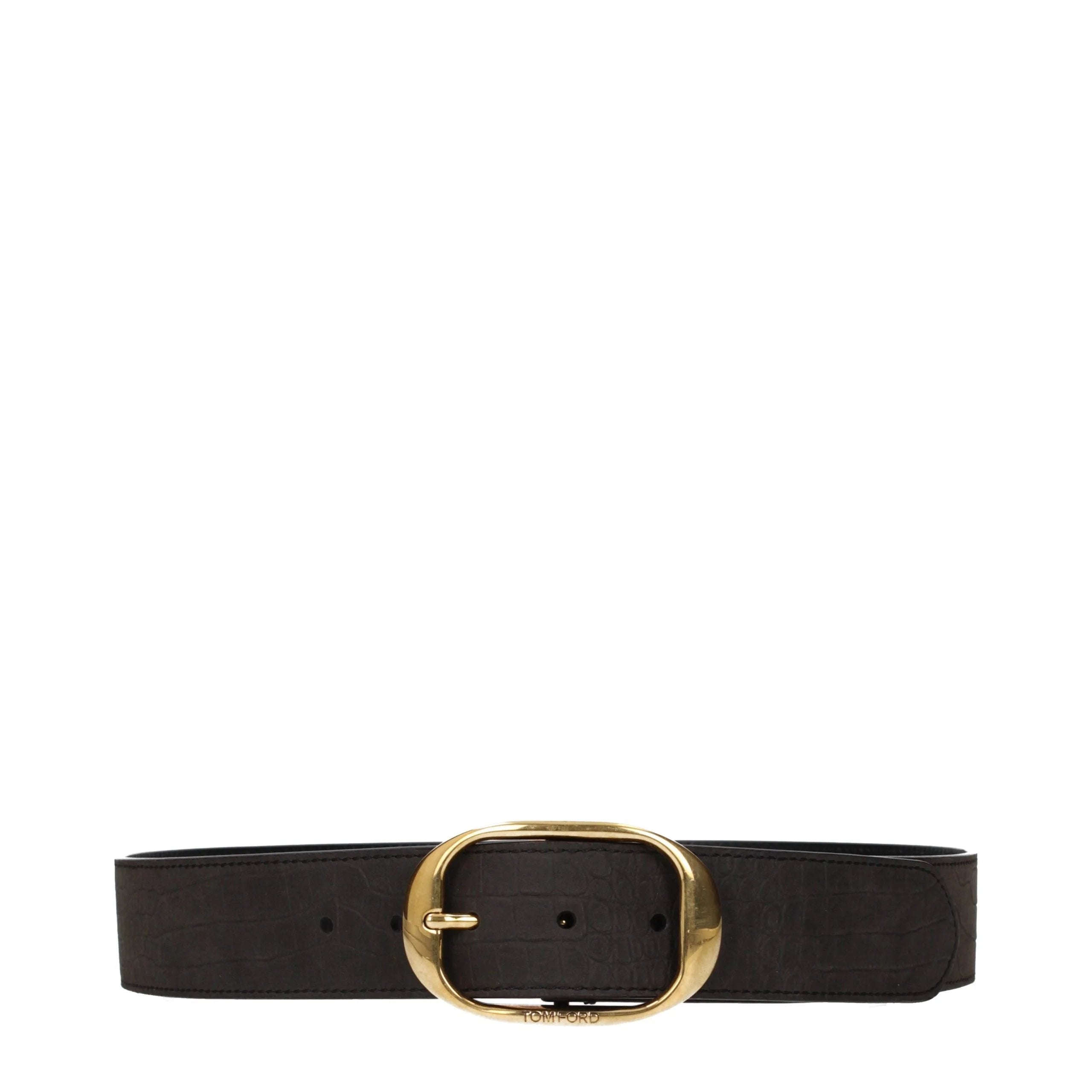 Tom Ford Brown Leather Regular Belt