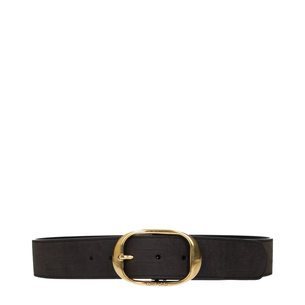 Tom Ford Brown Leather Regular Belt