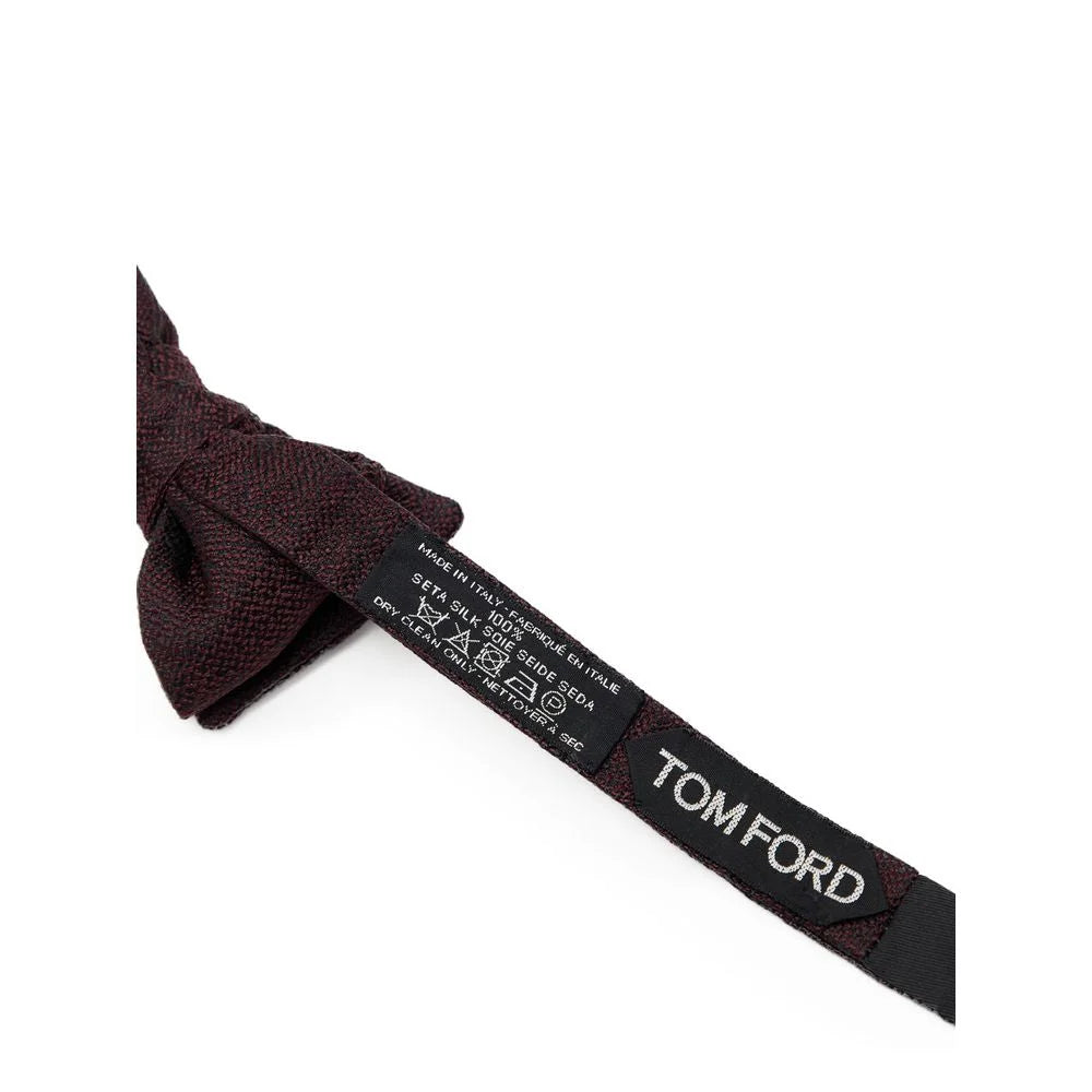 Tom Ford Brown Silk Bowtie