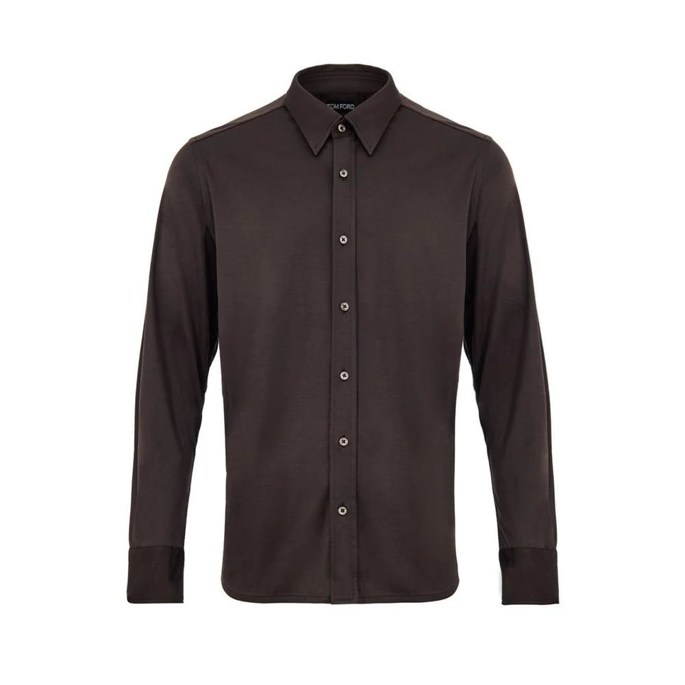 Tom Ford Brown Silk Shirt - IT48 | M