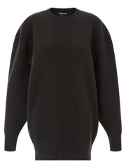 Tom Ford Brown Virgin Wool Short Dress
