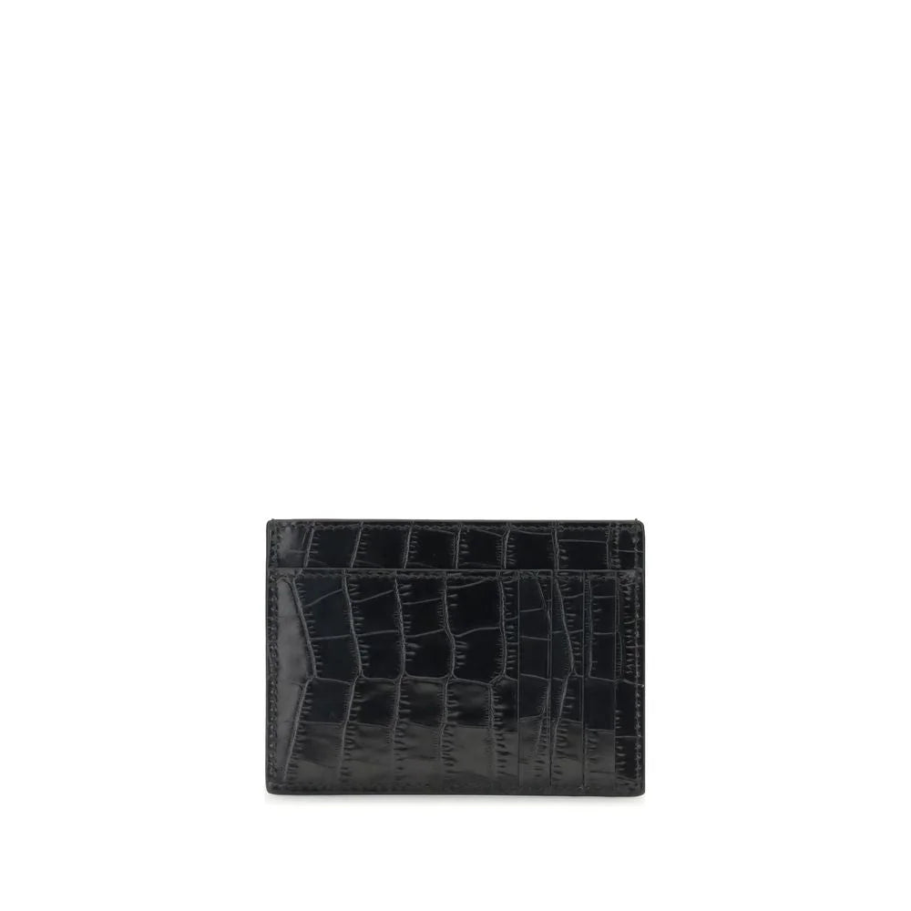 Tom Ford Croco leather Card Holder - Card Cases