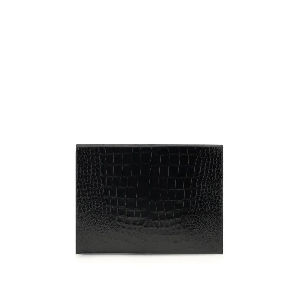 Tom Ford Crocodile print leather Pouch - Clutch Bags