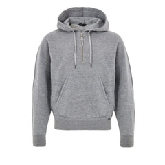 Tom Ford Gray Cotton Hoodie