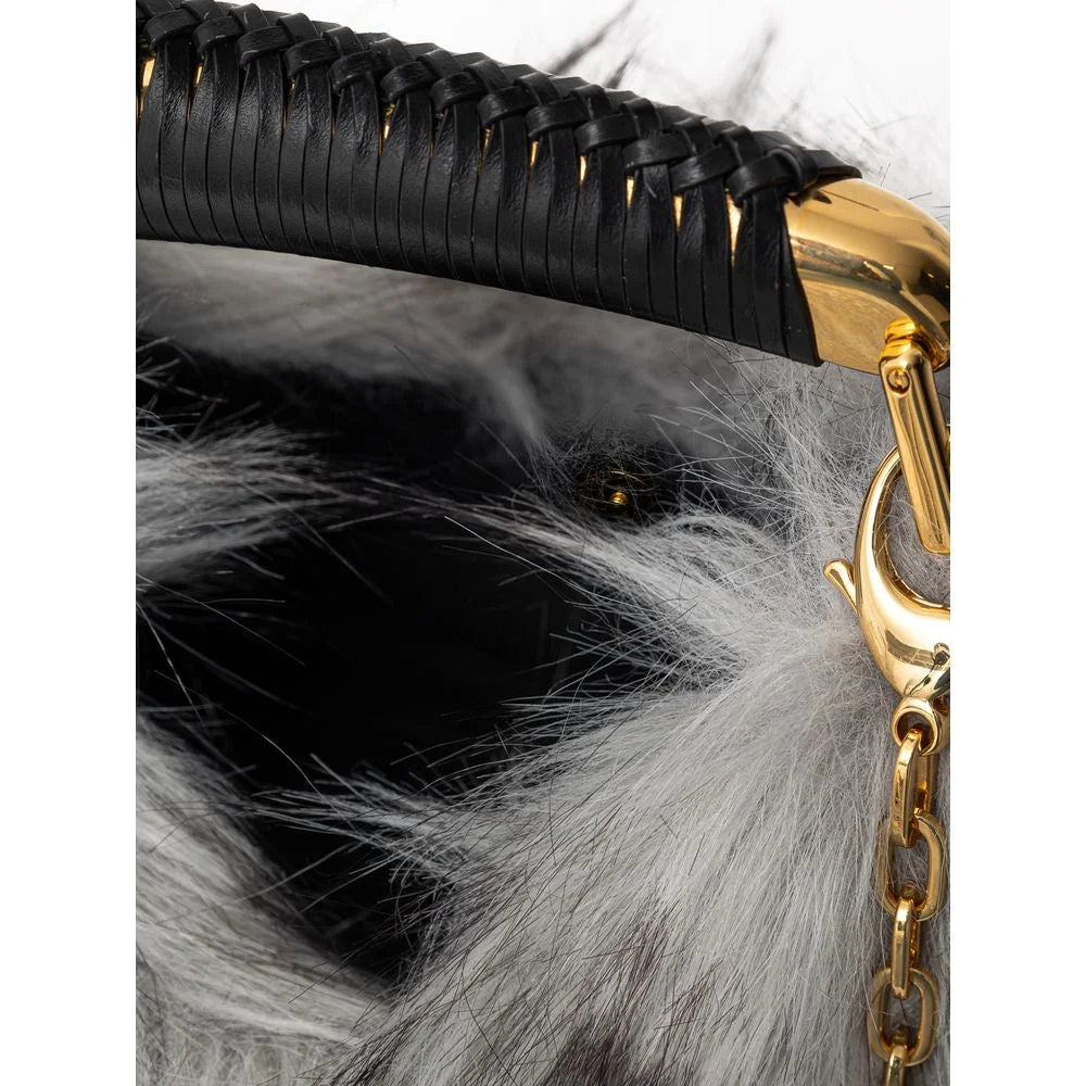 Tom Ford Gray Leather Handbag - Hobo Bags