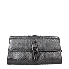 Tom Ford Graue Clutch aus Leder