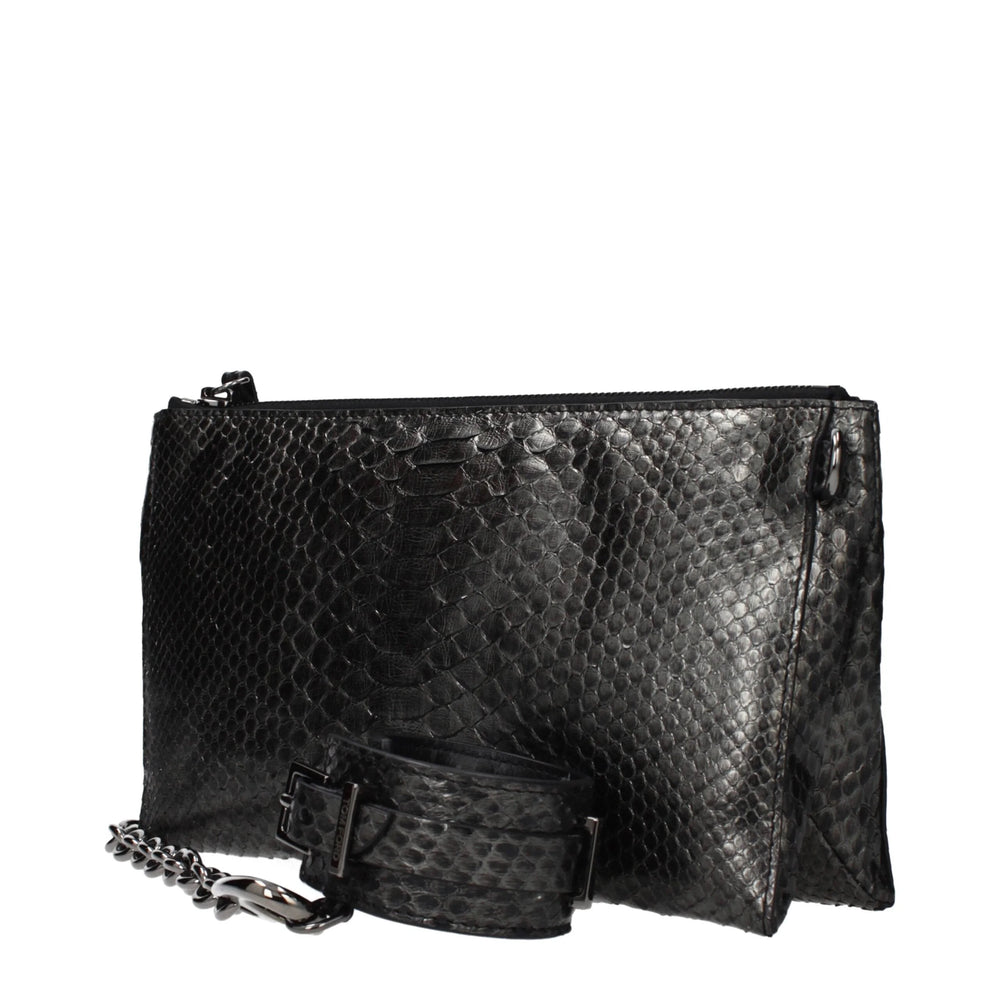 Sac à main en cuir gris Tom Ford