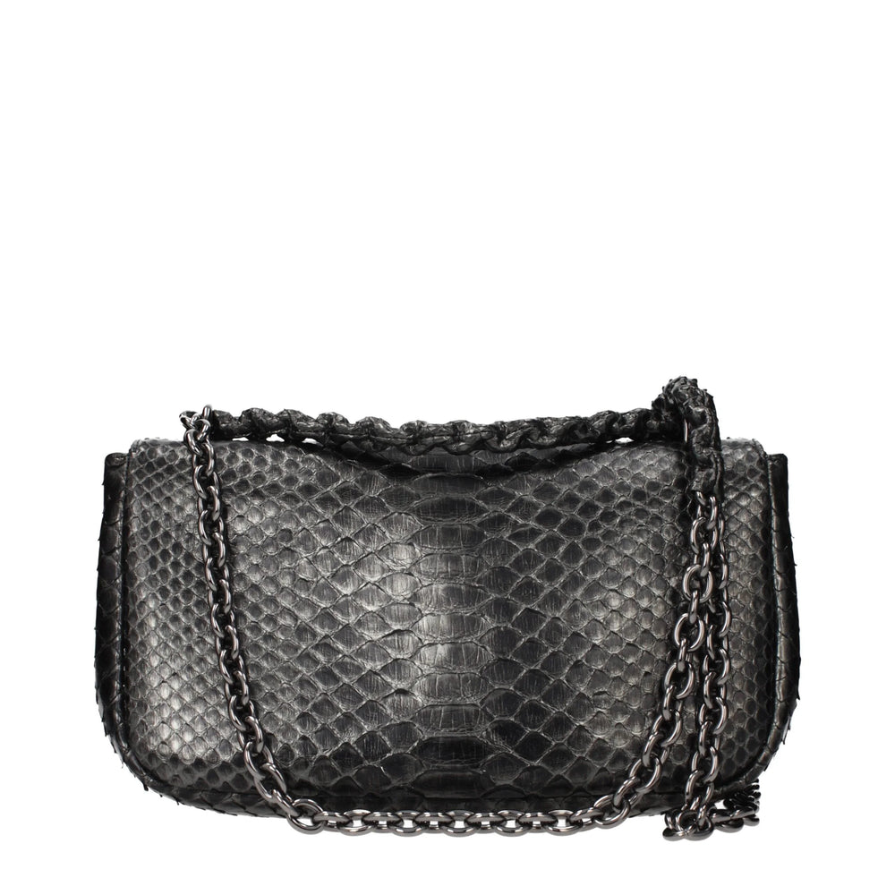 Tom Ford Gray Skin Shoulder Bag