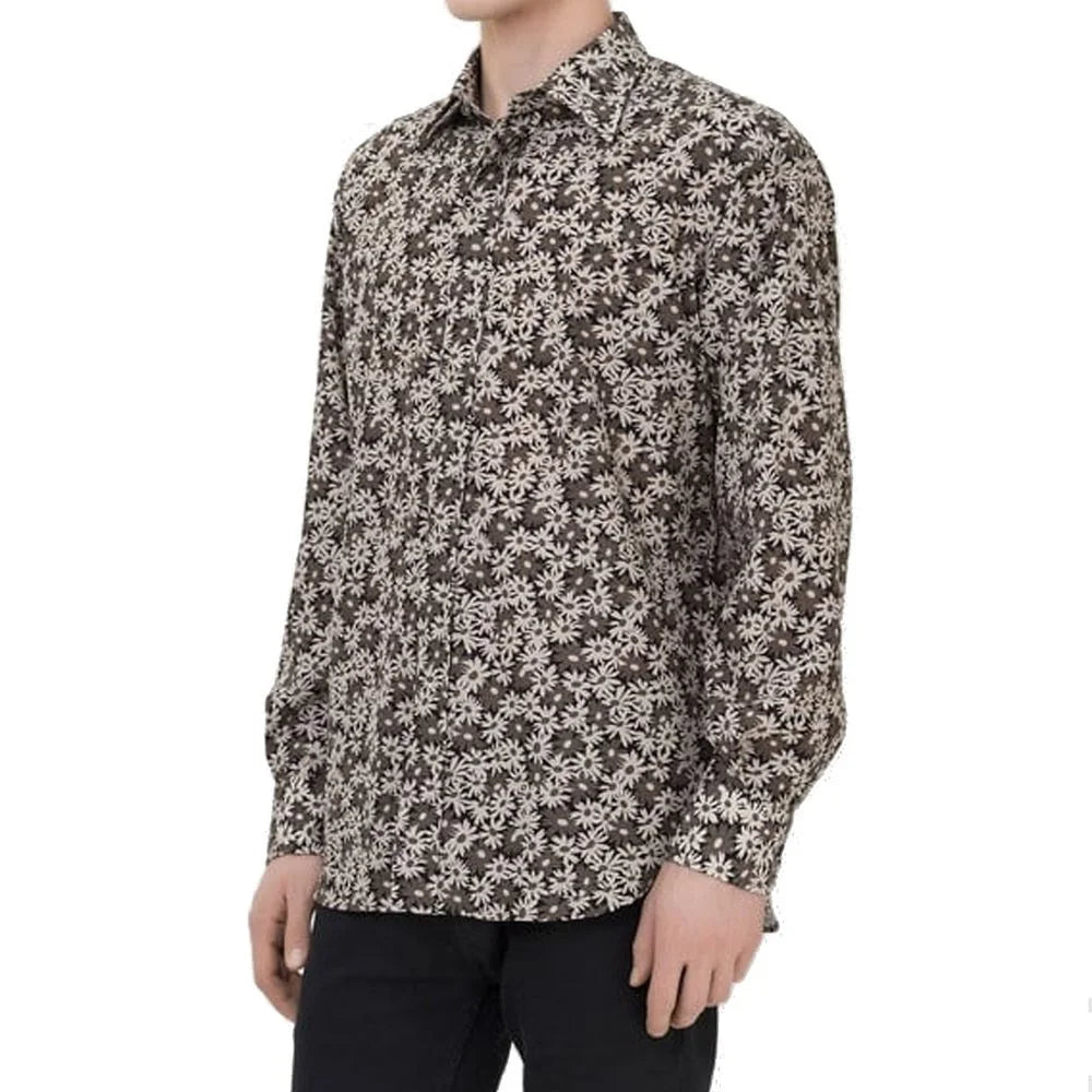 Tom Ford Green Cotton Pattern Shirt - 42