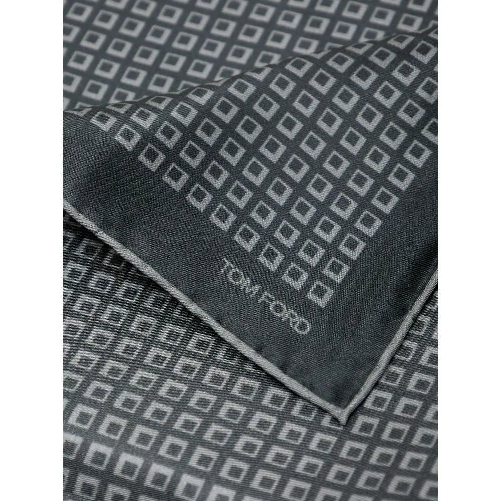 Tom Ford Green Silk Clutch Bag