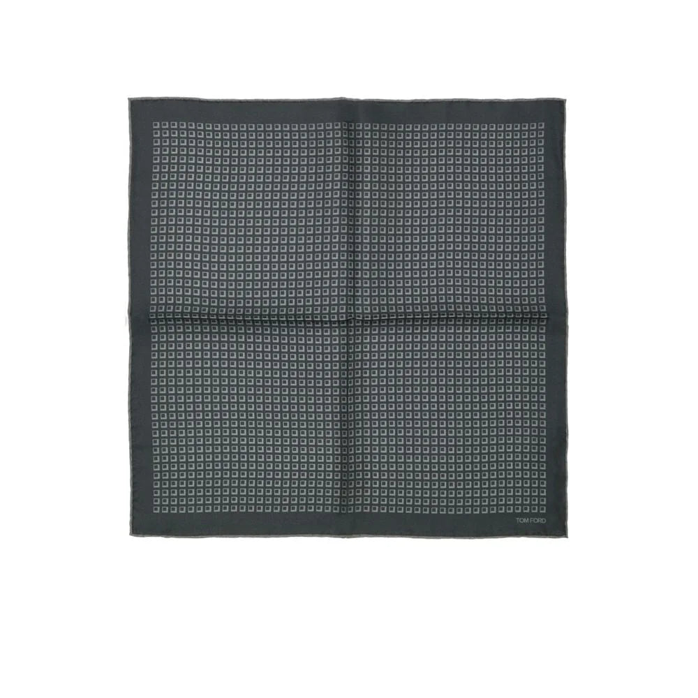 Tom Ford Green Silk Clutch Bag