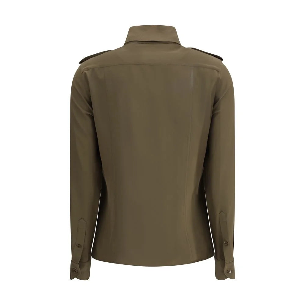 Tom Ford Green Silk Dress Shirt - 34 | XXS