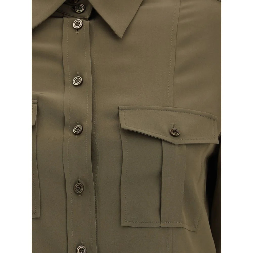 Tom Ford Green Silk Dress Shirt - 34 | XXS