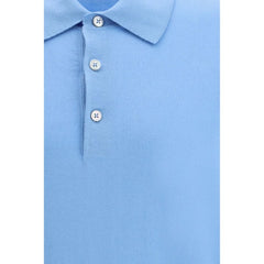 Tom Ford Light Blue Cotton Polo Shirt