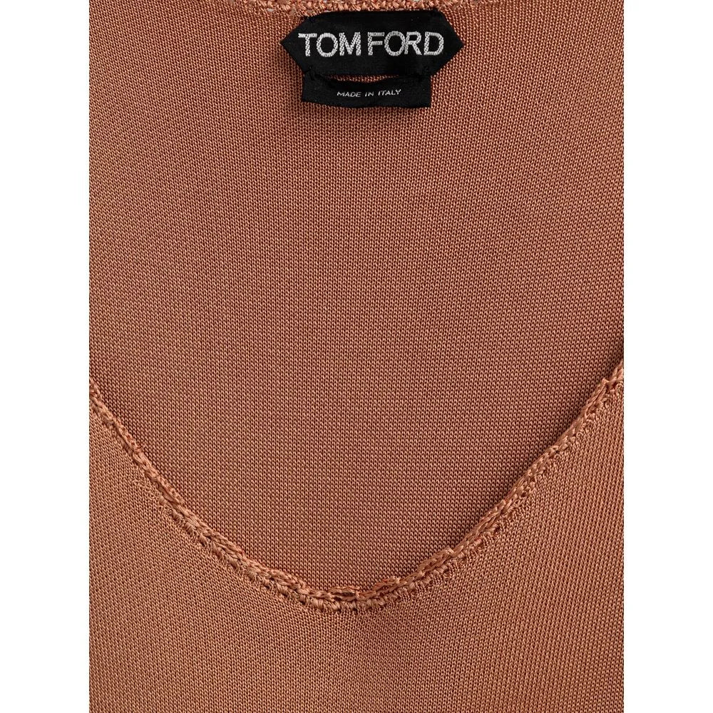 Tom Ford Orange Viscose Long - XS - Dresses