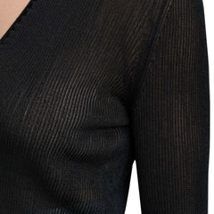 Tom Ford Sheer Fine-Ribbed Top - M - Tank Tops