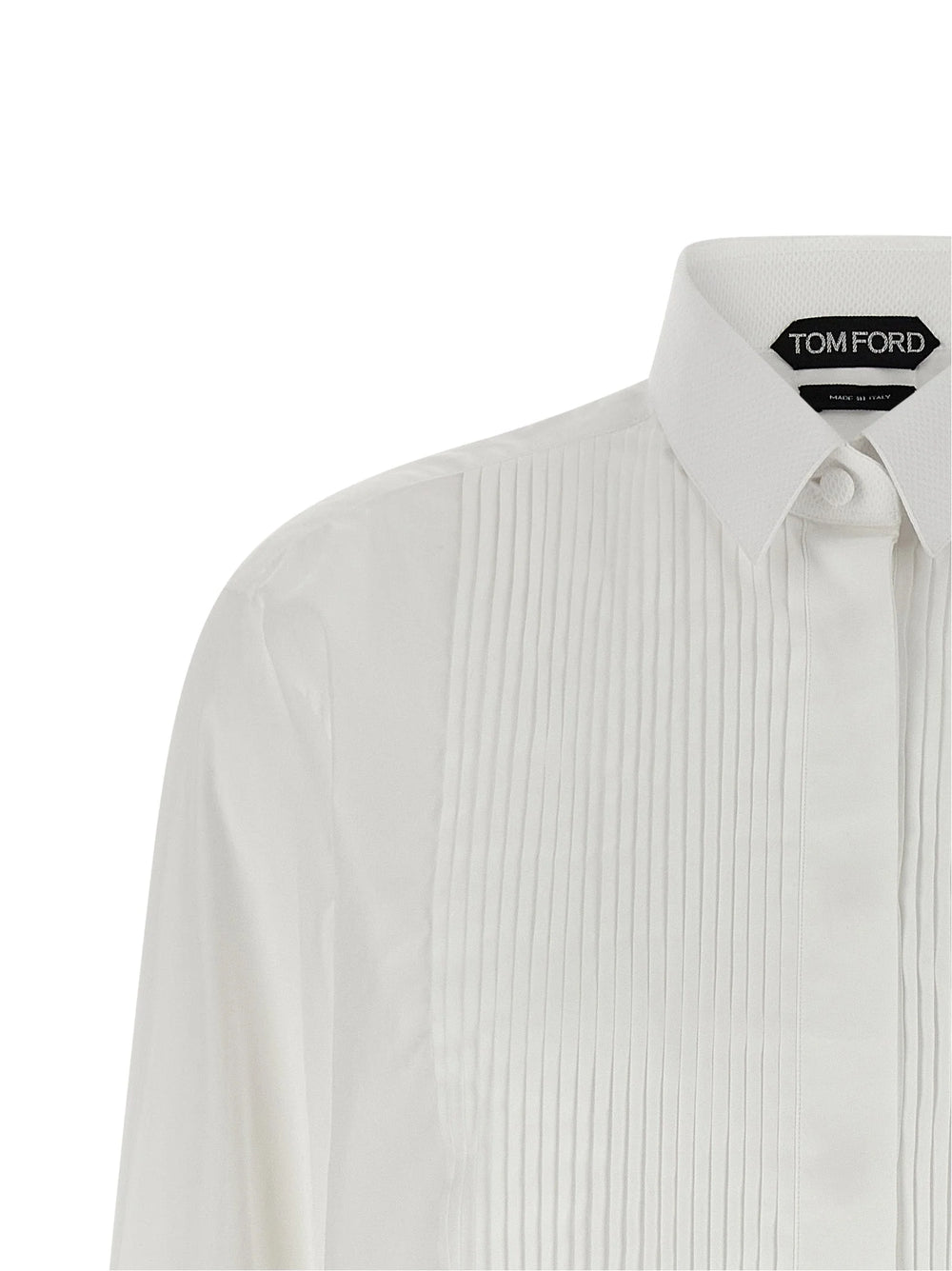 Tom Ford White Cotton Blouse