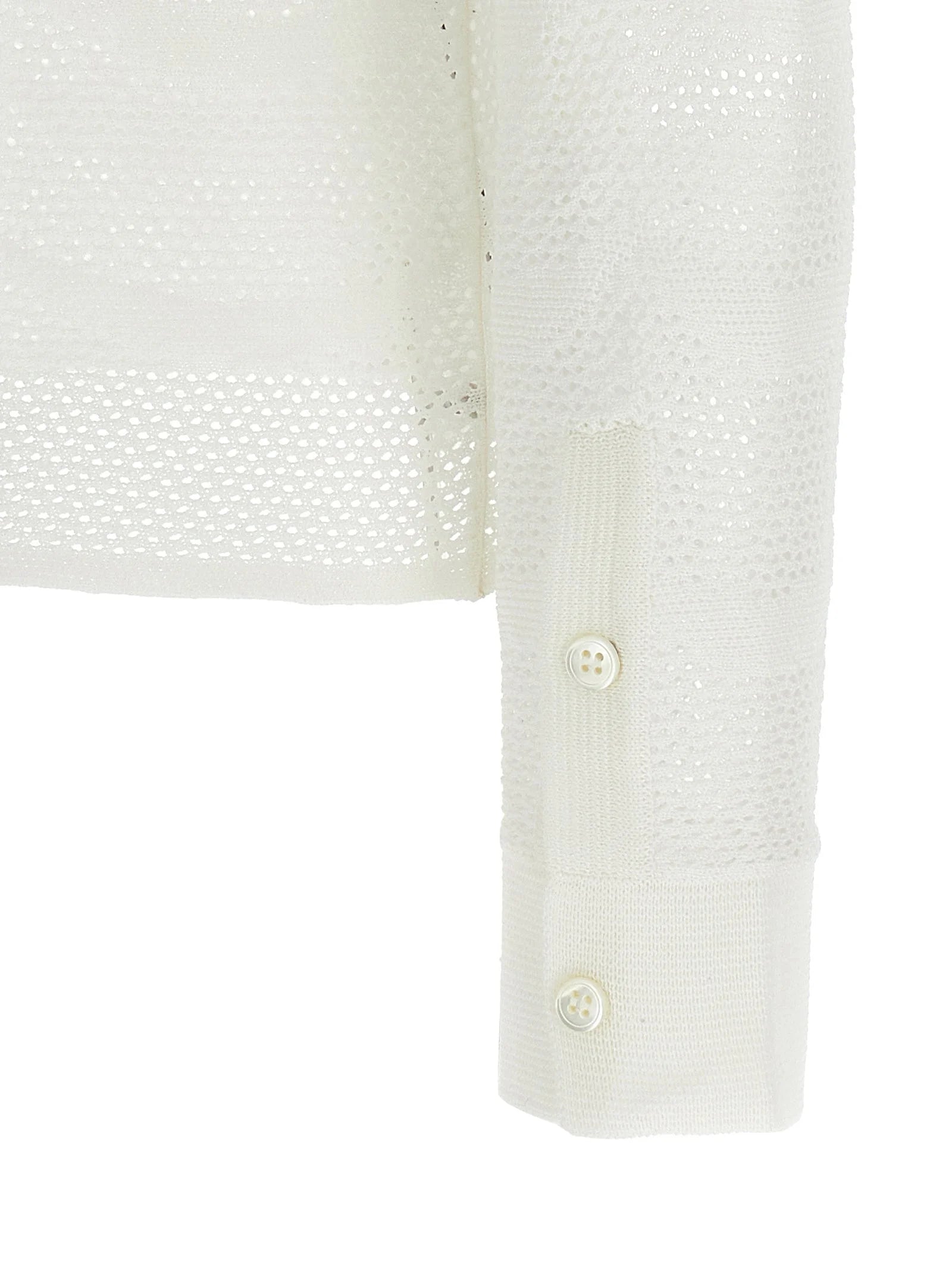 Tom Ford White Cotton Cardigan - S