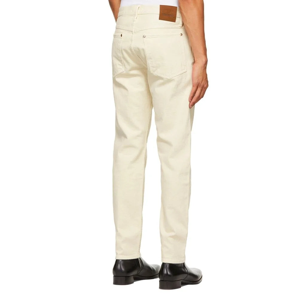 Tom Ford White Cotton Jeans Denim - W34